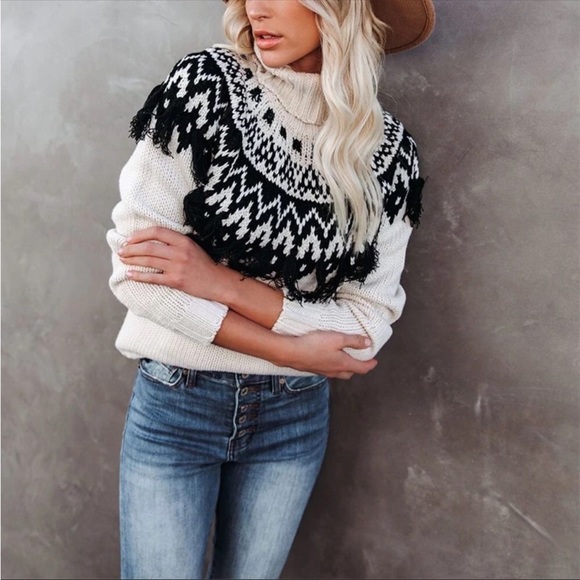 Sweaters | 71 Closeout Sale Ski Chalet Bohemian Chic Western Aztec ...